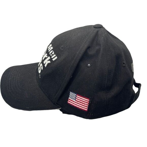 Real Men Work In The Pits Hat Black NASCAR Racing‎ Jeff Hammond - Picture 2 of 6